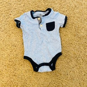 Baby Gap One Piece for baby 3-6 months| Worn Once| dark & light clue| Excellent!
